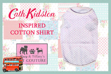 Cath Kidston Inspired Cotton Shirt (Pink Polka dots)