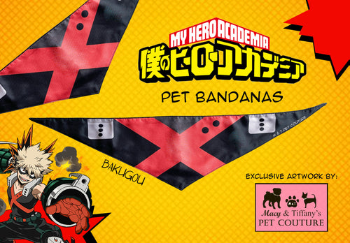 My Hero Academia Katsuki Bakugo Pet Bandana