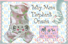 Baby Mine Elephant Pet Onesie