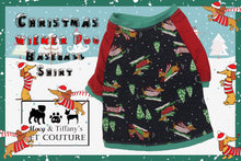 Christmas Dachshund Dog Baseball Pet Shirt