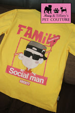 Family Social Man Yellow Shirt Pair Set