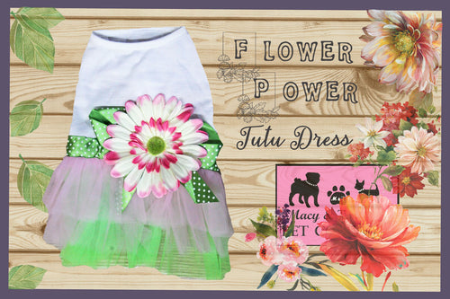 Flower Power Tutu Dress