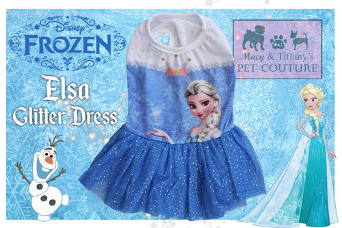 Frozen Elsa Glitter Dress