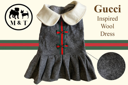 Gucci Inspired Wool Dress