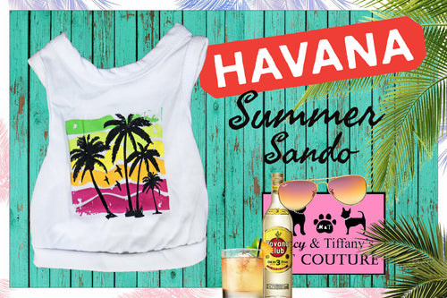 Havana Summer Sando (White Palm)