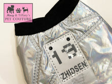 Holographic Space Bomber Pet Jacket (Pearl White)