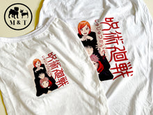 Jujutsu Kaisen Yuji Megumi Nobara Anime Cotton Shirt