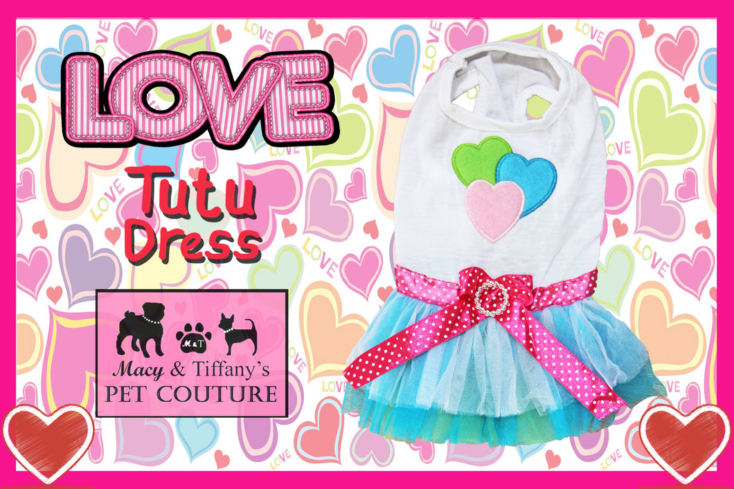 Love Tutu Dress (available in Pink)