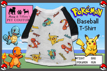 Pokemon Baseball Pet Shirt