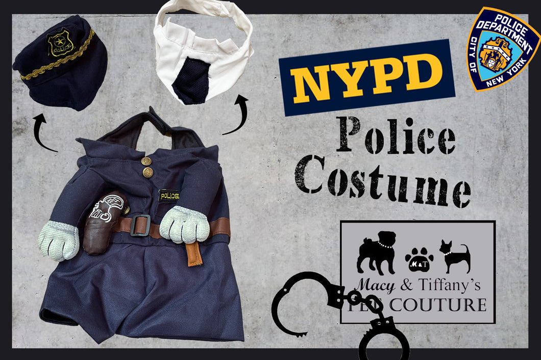 NYPD Police Pet Costume