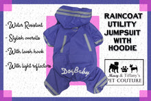 Pet Raincoat Utility Jumpsuit