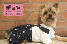 Sailor Inspired Pet Outfit Jumpsuit