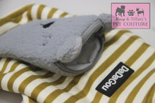 Stripes Pet Shirt with Bear Pouch
